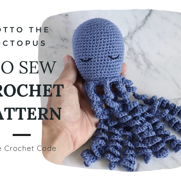 Octopus CROCHET PATTERN for Premature preemie babies, amigurumi, crochet animals, PDF digital download, us terms, printable (English)
