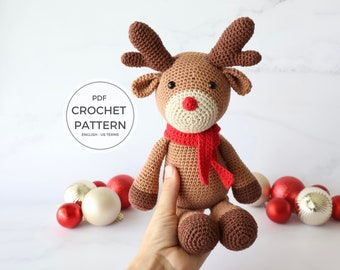 Crochet Reindeer Pattern for the Holiday Season: Create your own Christmas Amigurumi Plush Stuffed Animal