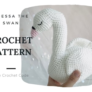 Elegant Crochet Amigurumi Swan Pattern: Create Your Own Elegant Swan Toy!