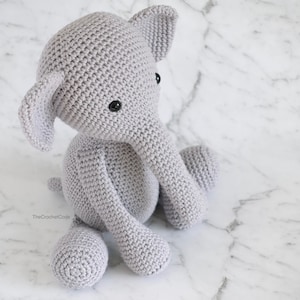 Adorable Crochet Elephant Plush: Stuffed Toy Amigurumi Pattern for Crochet Animal Lovers image 7