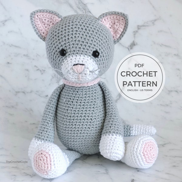 Crochet Amigurumi Cat Pattern - Create Your Own Handmade Kitten