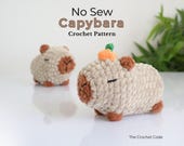 No Sew Capybara Crochet Pattern, Capybara Amigurumi Pattern, Easy Crochet Pattern Capybara, Quick Amigurumi Project, Cute DIY Gift, PDF
