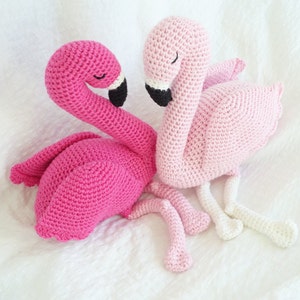 Flamingo Crochet Amigurumi Pattern Perfect unique bird gift image 7