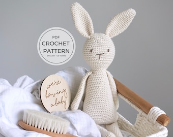 Amigurumi Crochet Bunny Pattern - DIY Stuffed Rabbit (PDF Pattern)