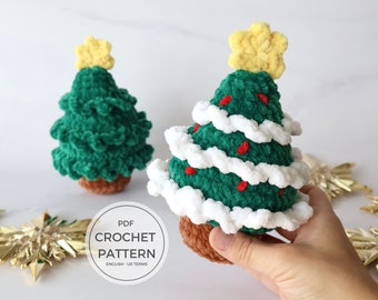 Crochet Christmas Tree Pattern - Make Your Own Cute Amigurumi Plushie Stuffed Toy