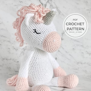 Whimsical Unicorn Crochet Pattern - Perfect for Handmade Gifts