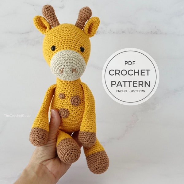 Crochet Amigurumi Giraffe Pattern - DIY Your Own Cute Safari Toy