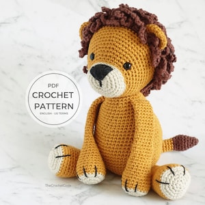 Unique Crochet Lion Amigurumi Pattern – Make a One-of-a-Kind Stuffed Crochet Toy for a Loved One!