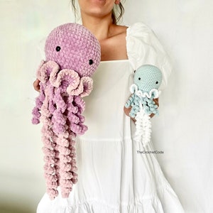 No sew Crochet Jellyfish Amigurumi Pattern Unique Handmade Gift for a Baby image 7