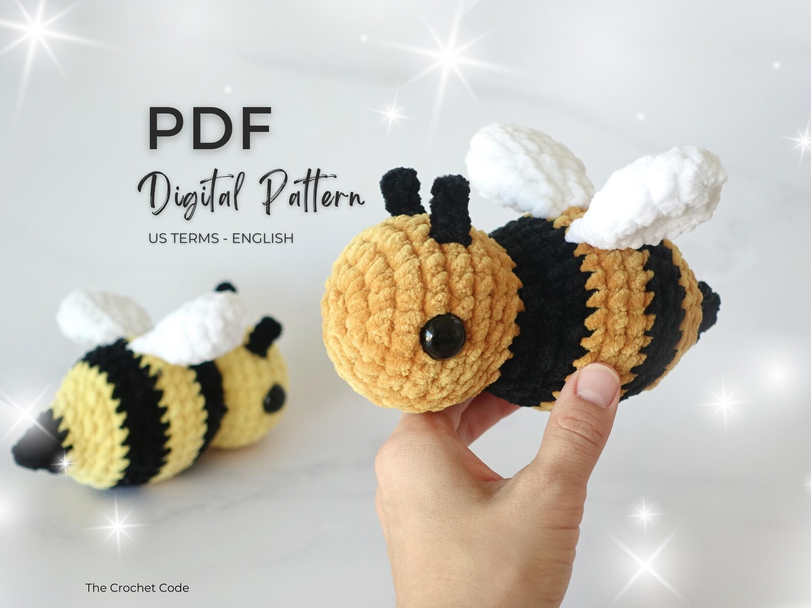 Bumblebee Amigurumi Crochet Pattern: Easy Bee Plushie (PDF Instant ...