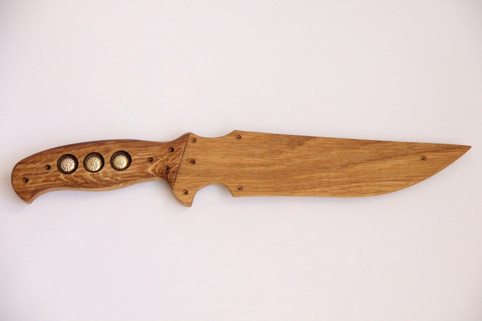 Handmade Wooden Knife 12.59, Training Knife, Handmade Weapon, Hand