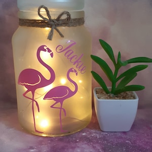 Flamingo light, flamingo lover's gift, flamingo present, flamingo gift, flamingo night light, personalised flamingo, flamingo birthday.