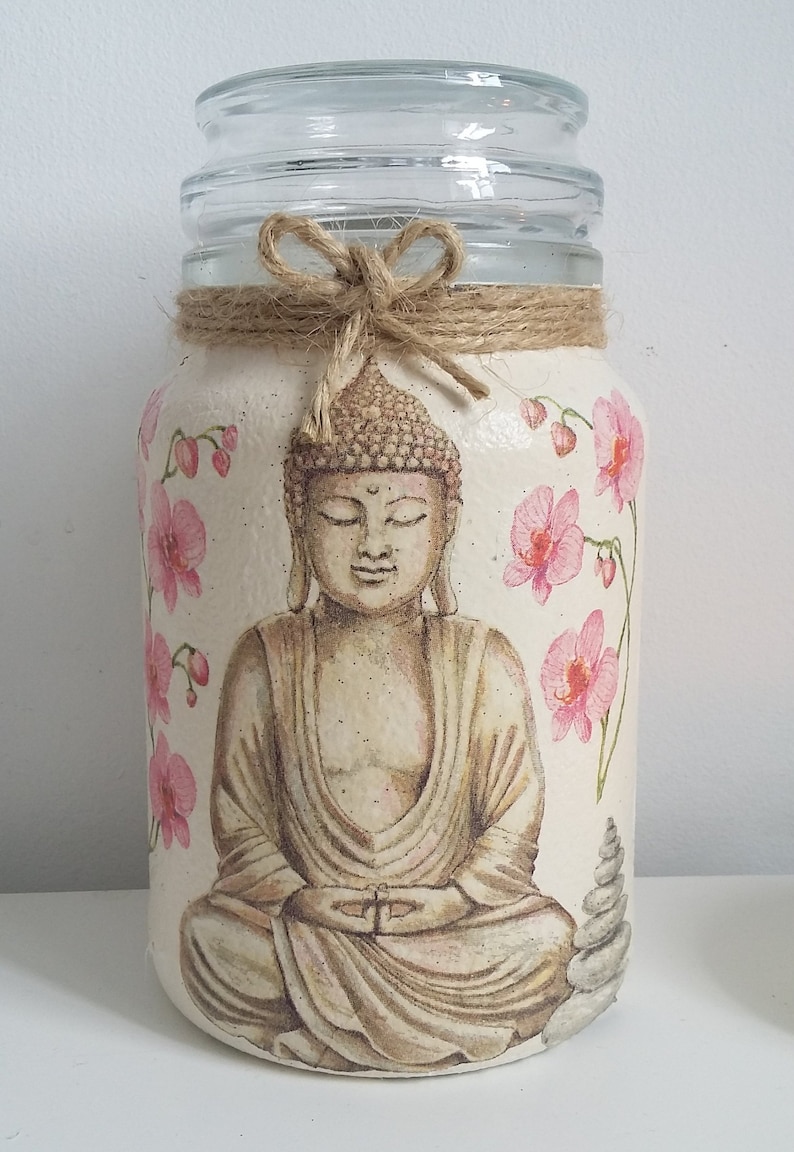 Buddha Jar Buddha Gift Buddha Tea Caddy Kitchen Utensil Etsy UK