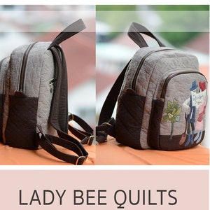 Backpack sewing pattern, Pattern Only, PDF pattern INSTANT DOWNLOAD, See the video tutorial on YouTube!