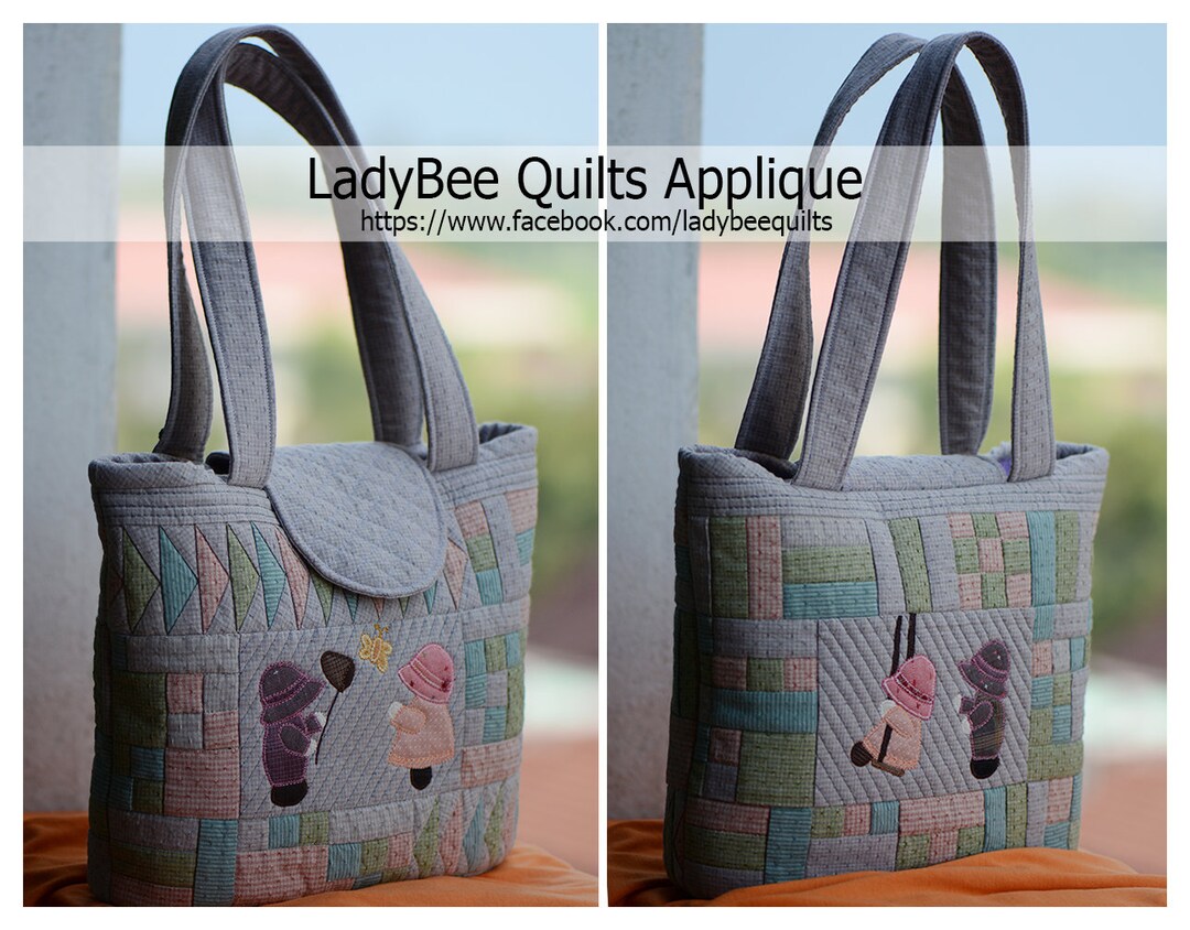 Sewing Pattern to Make Tote Bag by Lady Bee - PDF Pattern INSTANT ...