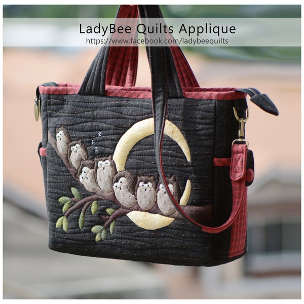 Shoulder Bag sewing pattern by Lady Bee - PDF pattern INSTANT DOWNLOAD