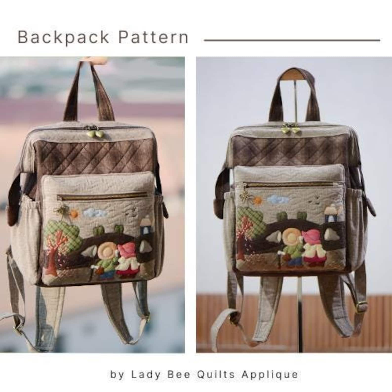 Backpack Sewing Pattern Only, PDF Pattern INSTANT DOWNLOAD, See the ...