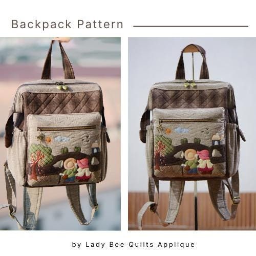 Backpack Sewing Pattern Only, PDF Pattern INSTANT DOWNLOAD, See the ...