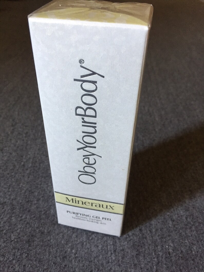 OBEY YOUR BODY Mineraux Purifying Gel Peel Anti Aging 50ml Etsy