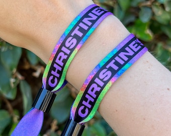Custom Fabric Wristbands | Festival Wristbands | Hens Bands | Birthday Bands | Festival Band | Fabric Party Bands | Bachelorette Wristbands