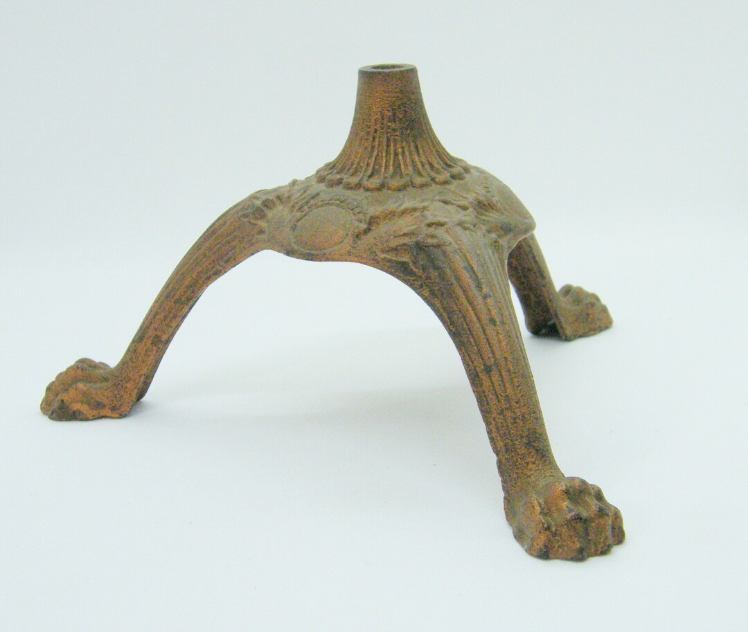 Antique Victorian Cast Iron Claw Foot Stand Etsy