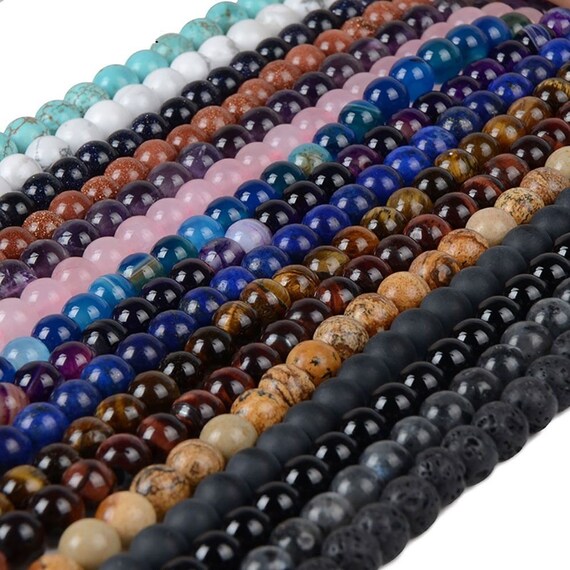 5 Strd Natural Lava Stone Round Beads Gems Loose Spacer Beads 4/6/8/10/12/14mm 5 Strd Natural Lava Stone Round Beads Gems Loose Spacer Beads 4/6/8/10/12/14mm