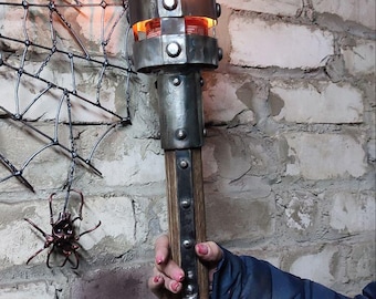 Hand Forged Medieval Wall Torch – Iron Candle Sconce | Rustic Viking Home Decor | Handmade Metal