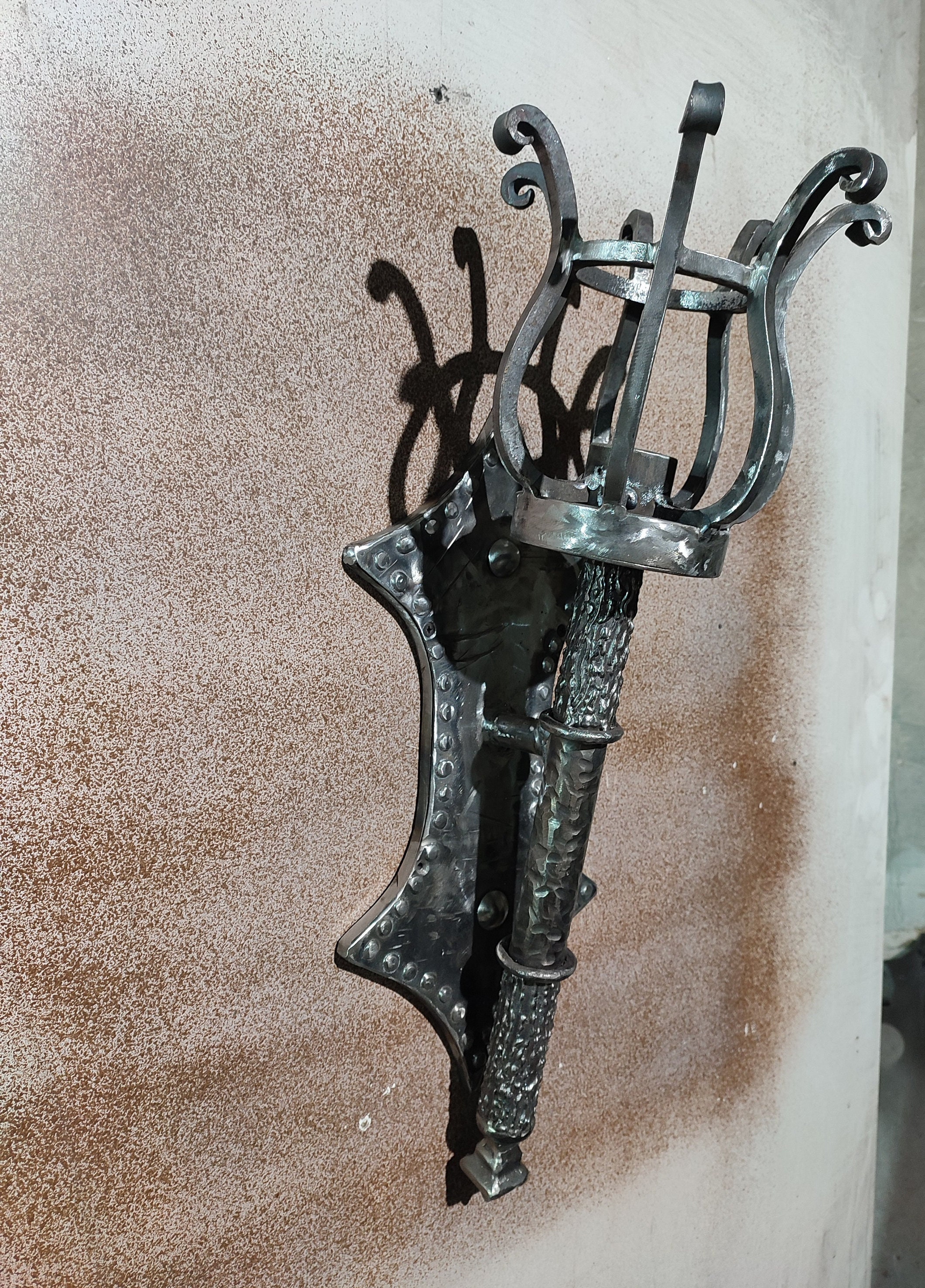 Torch Decor Lamp. Wall Lighting. Torch-sconce. Medieval Torch. Wall Decor ...