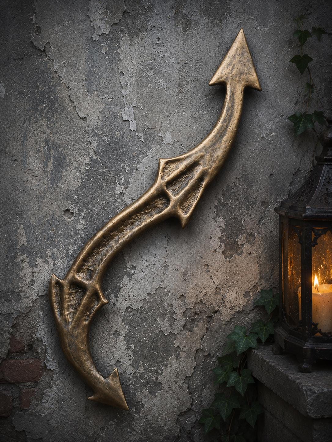 LIGHTNING BOLT ３点セット Home & Living Forged Zeus Lightning Bolt – Handmade Metal Wall