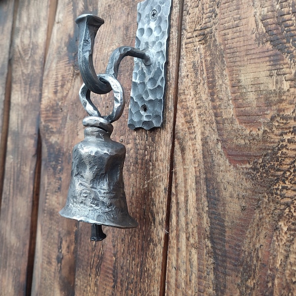 Iron bell. Christmas bell. Metal bell. Gift for Mother's Day. Anniversary gift. Oberig.