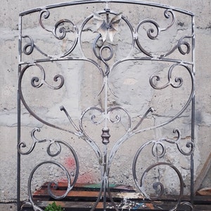 Forged Metal Window Grille: Balcony Railing with Dragon Design