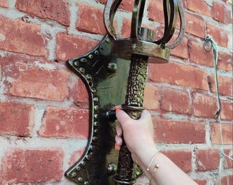 Handgeschmiedete Schmiedeeisen Wand Laterne, Gothic Wandleuchte, Rustikale Outdoor Licht