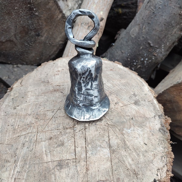 Iron bell. Christmas bell. Metal bell. Gift for Mother's Day. Anniversary gift. Oberig.