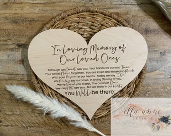 Save A seat Wedding Remembrance Set, Wedding Set, In memory, Loved Ones, Wedding,