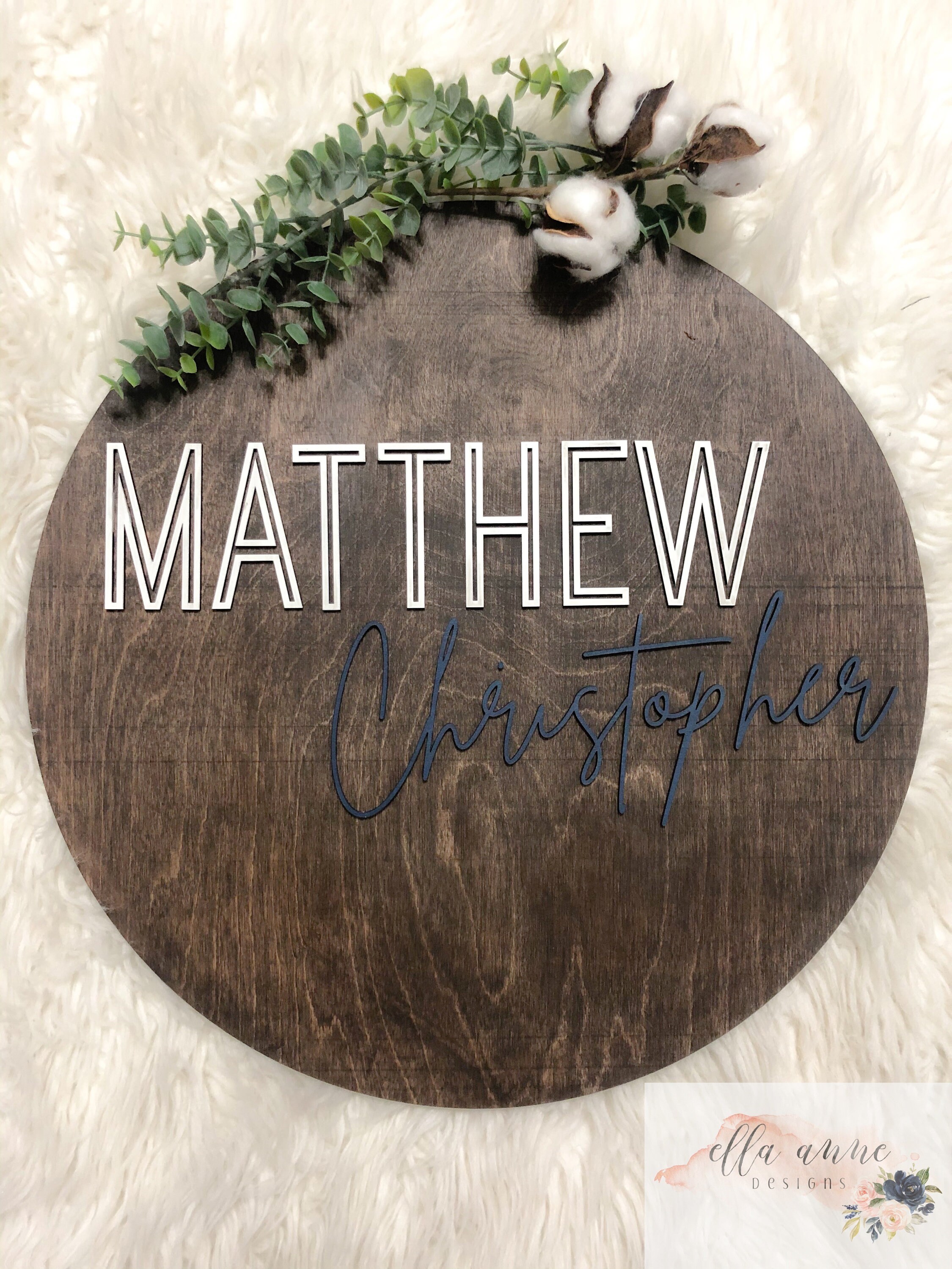 Name Boards 15 18 & 24 Nursery Etsy