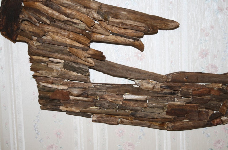 Mermaid Handmade Driftwood Wall Art Driftwood Mermaid Wall Etsy