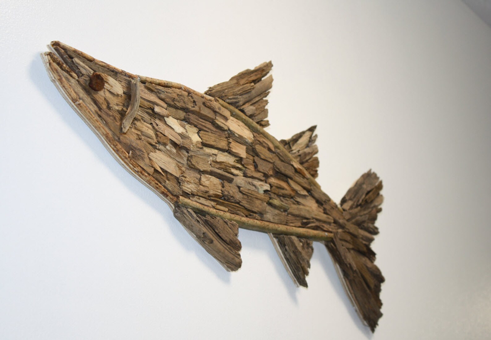 Snook Fish Handmade Driftwood Wall Art Driftwood Fish Wall Etsy