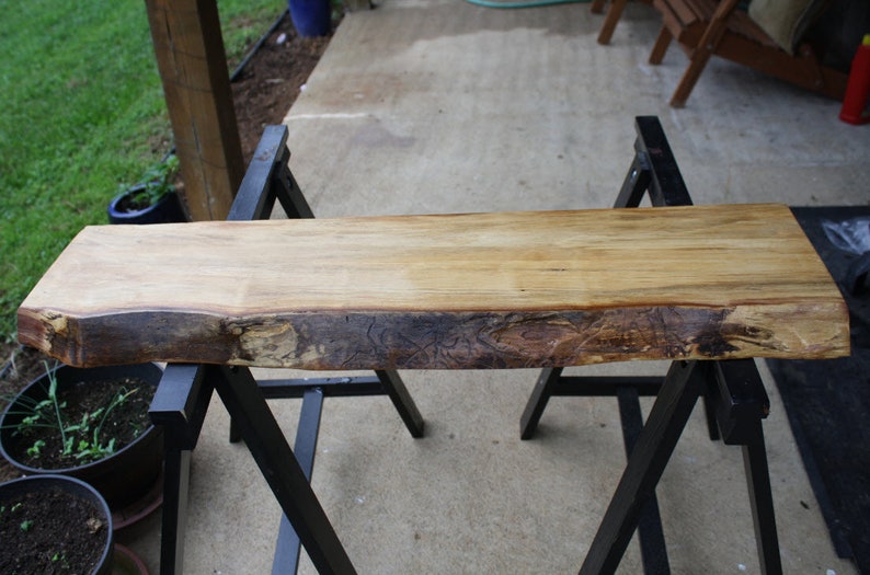 Live Edge Maple Shelves Etsy