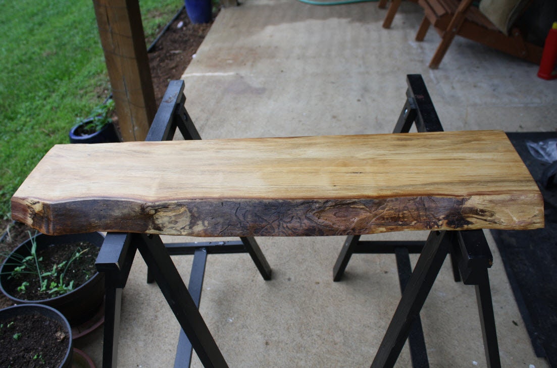 Live Edge Maple Shelves Etsy
