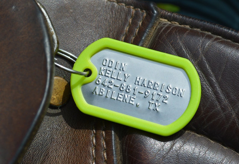 Toughtags Horse ID tag bridle tag horse name tag halter Etsy