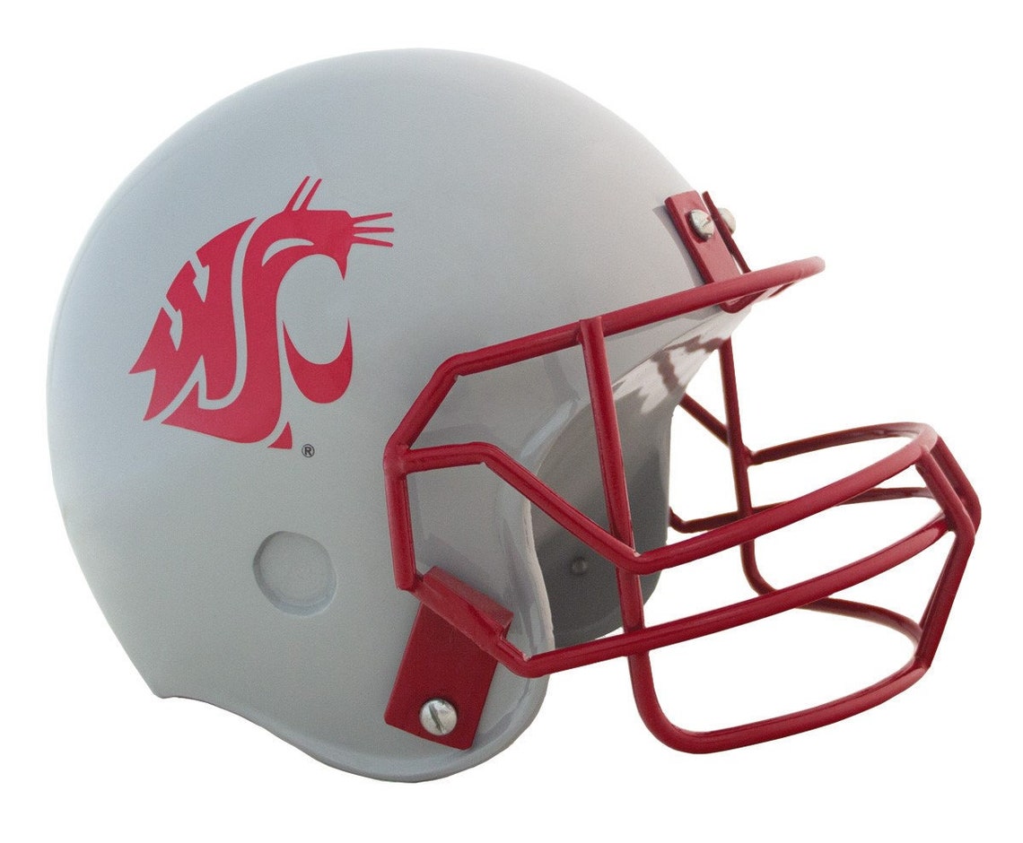 WSU Gray Football Helmet Urn Etsy