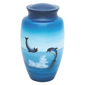Frolicking Dolphins Adult Urn