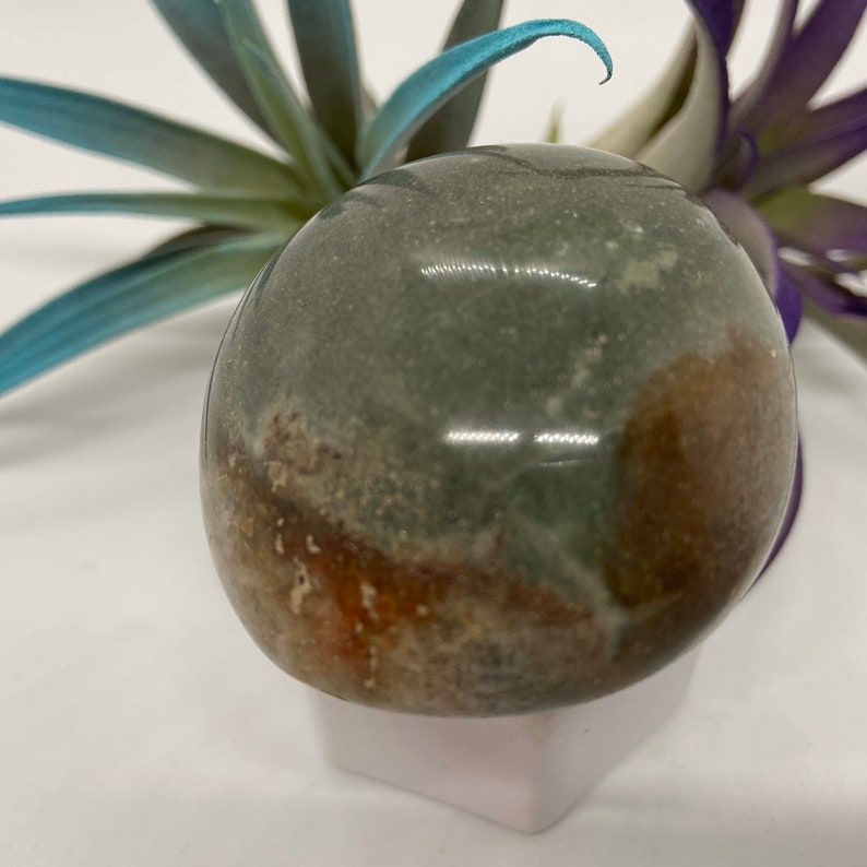 Stunning Ocean Jasper #70 Crystal Gemstone Palm Stone Crystal Healing Ocean Jasper Gratitude Happiness Meditation Love