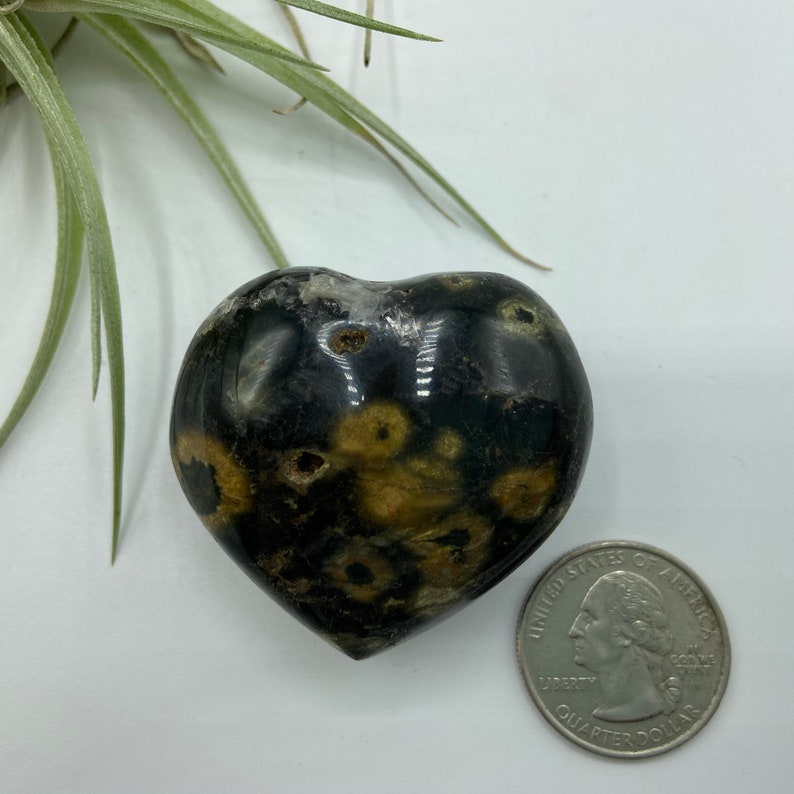 Ocean Jasper Crystal Gemstone Heart Beautiful Ocean Jasper Heart #OJCH-02 Crystal Gemstone Heart