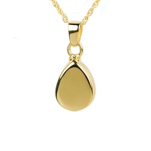 Cremation Teardrop Pendant-Urn Necklace-Memorial Jewelry-Ashes Necklace-Cremation Locket-Memorial Gift-Cremation Jewelry