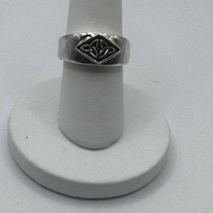 Cremation Ring For Ashes 925 Sterling Silver Celtic Design Ring Memorial Keepsake Urn