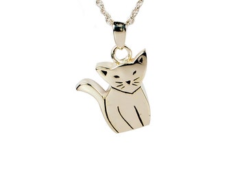 Cat Cremation Necklace-Pet Loss-Pet Cremation Jewelry-Memorial Jewelry-Dog Loss-Pet Urn-Pet Loss-Pet Memorial-Cat Loss-Cremation Jewelry