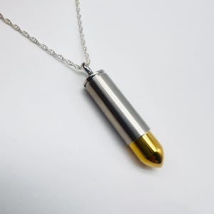 Cremation Bullets Urn Necklace-Memorial Necklace Memorial Jewelry-Ashes Necklace-Cremation keychain urn
