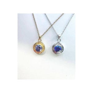 Cremation Plum Pendant Gold Urn Necklace Memorial Jewelry for Ashes Cremation Jewelry