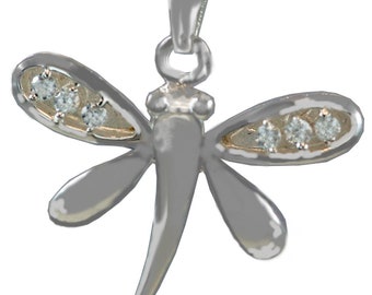 Cremation Dragonfly Pendant Urn necklace as jewelry